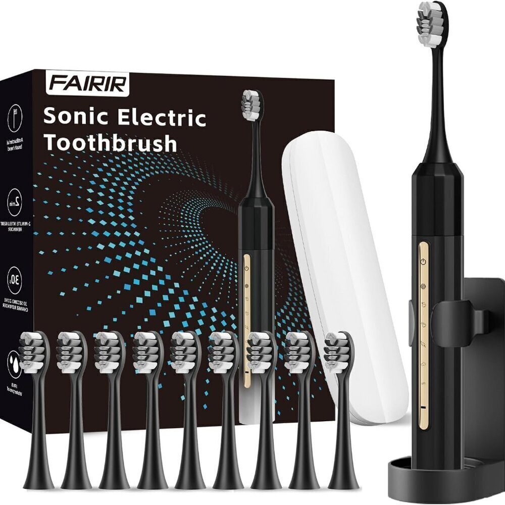 NWT: Sonic Electric Toothbrush w/ 10 brush heads - Picture 9 of 9